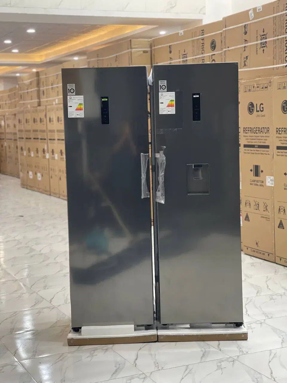 فروش یخچال دوقلوی الجی 2025 دودی و ساده|یخچال و فریزر|بندر گناوه, |دیوار