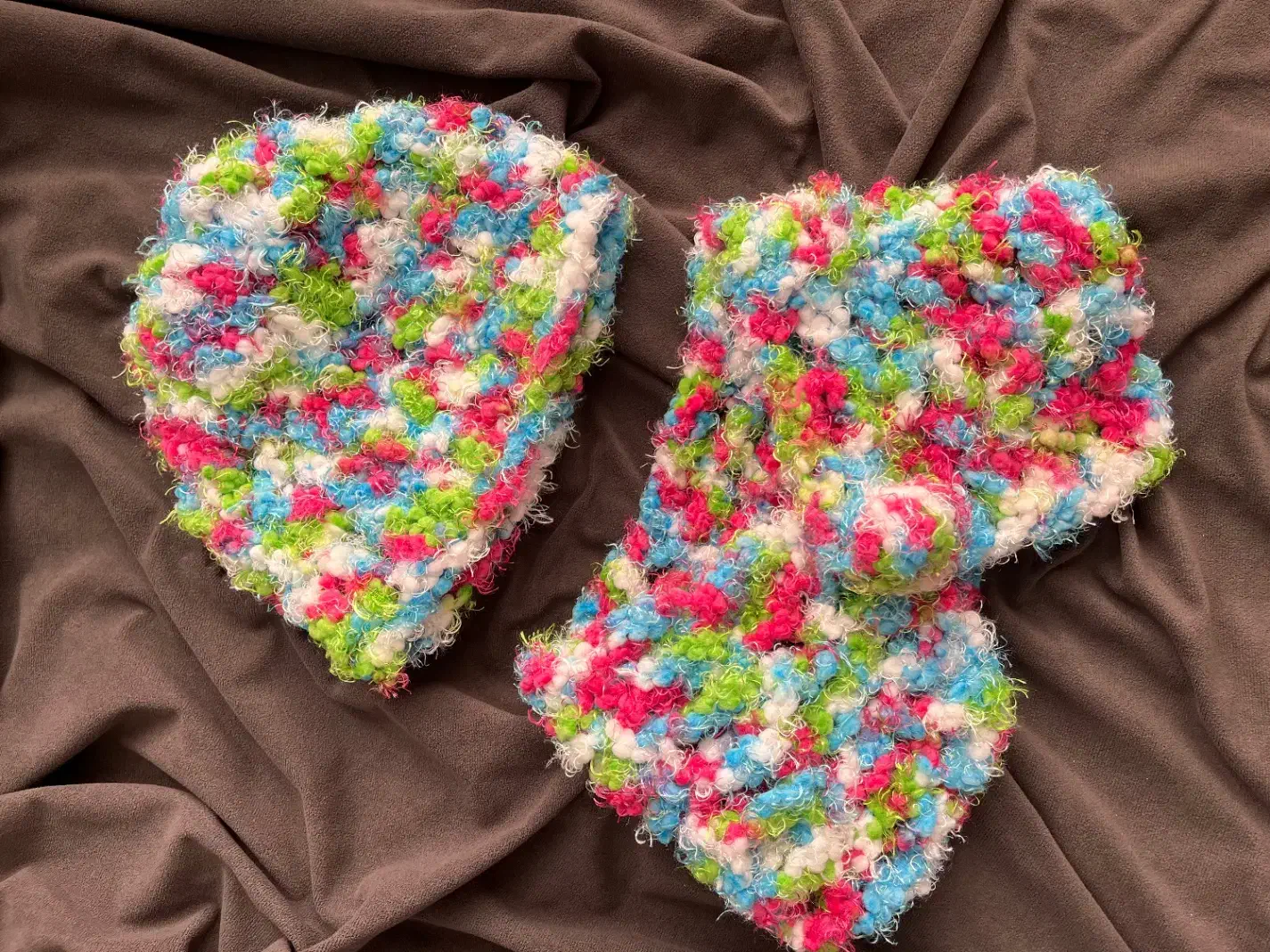 کلاه و شال گردن دست بافت|لباس|محمدیه-قزوین, |دیوار