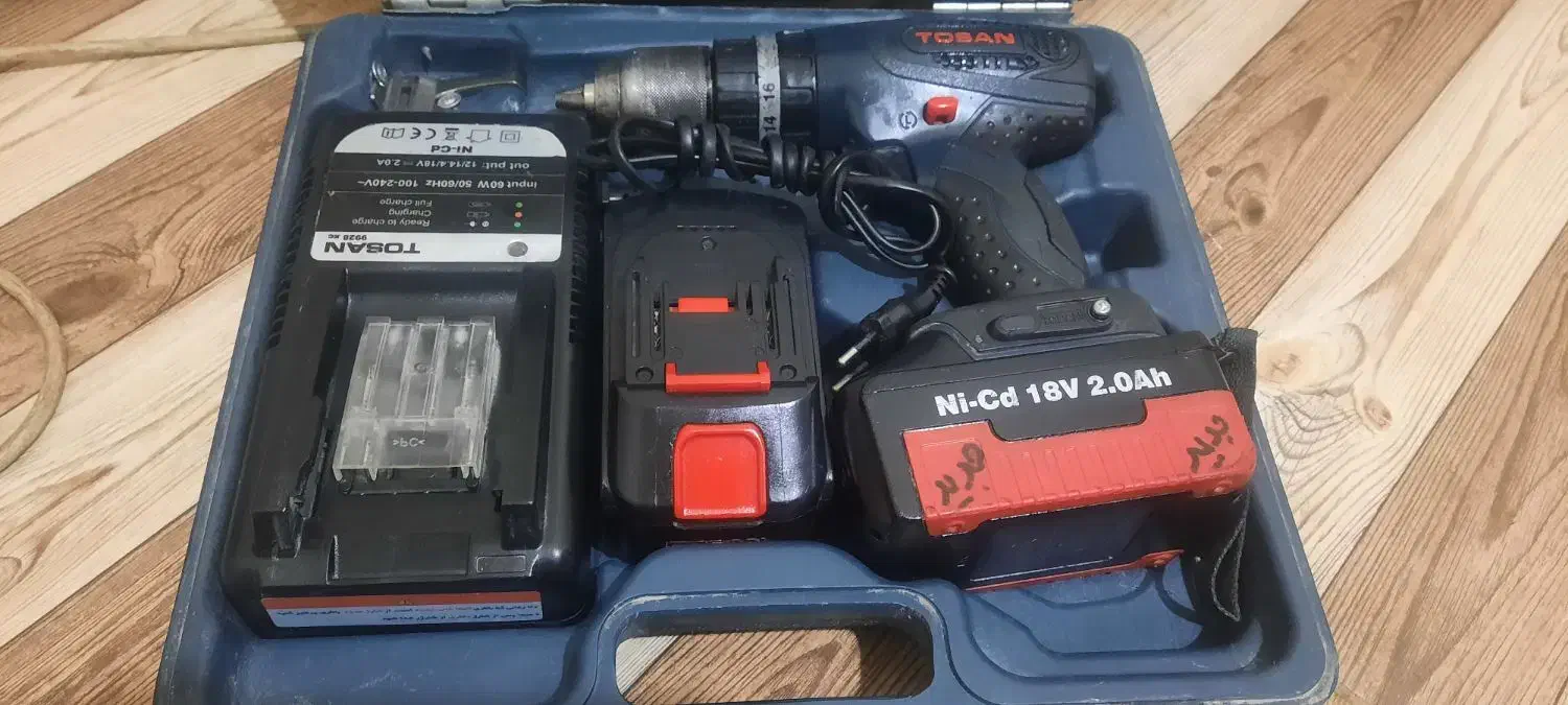 دریل شارژی 18 ولت توسن در حد نو|ابزارآلات|کرج, کوی امامیه|دیوار