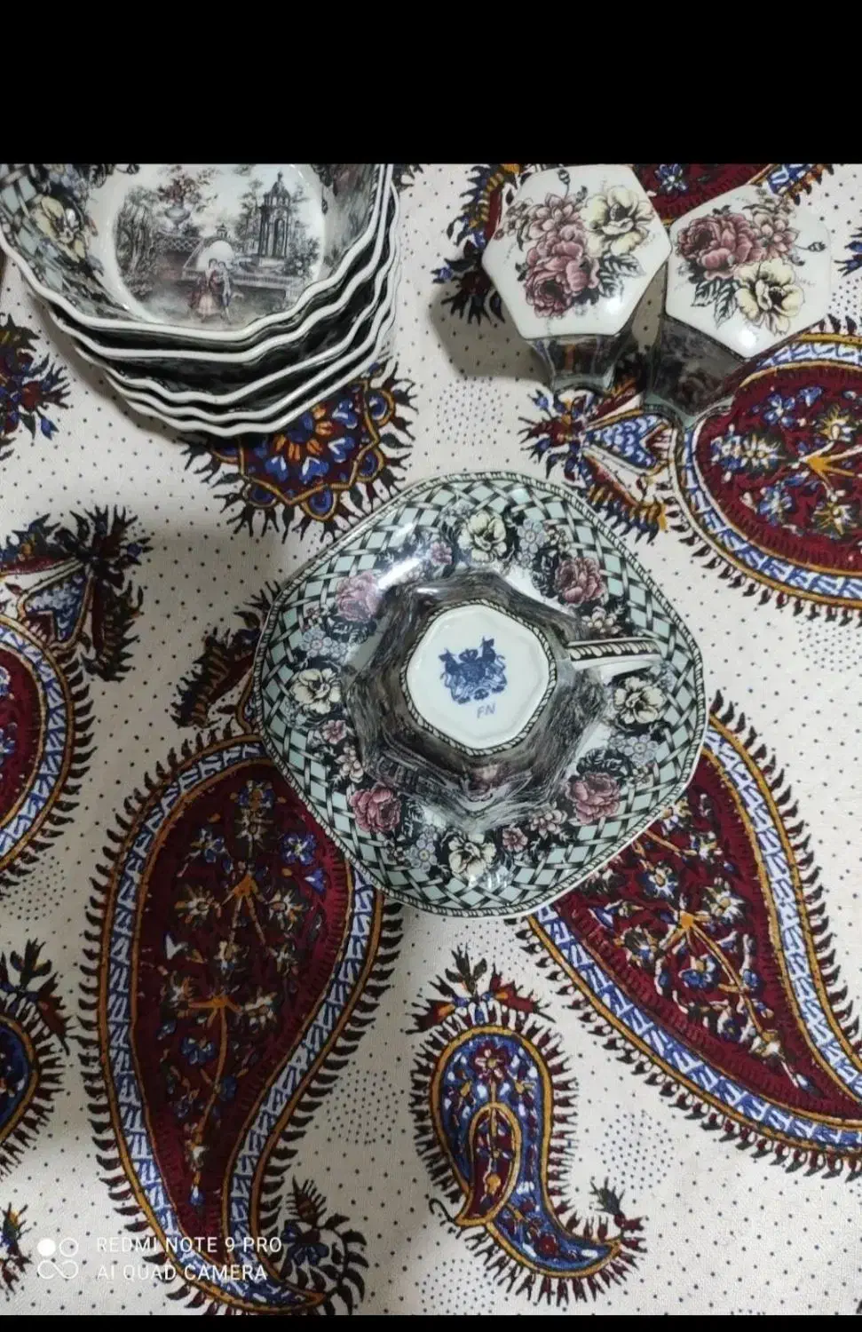 سرویس 12 نفره فن انگلیس|ظروف سرو و پذیرایی|اهواز, نادری|دیوار