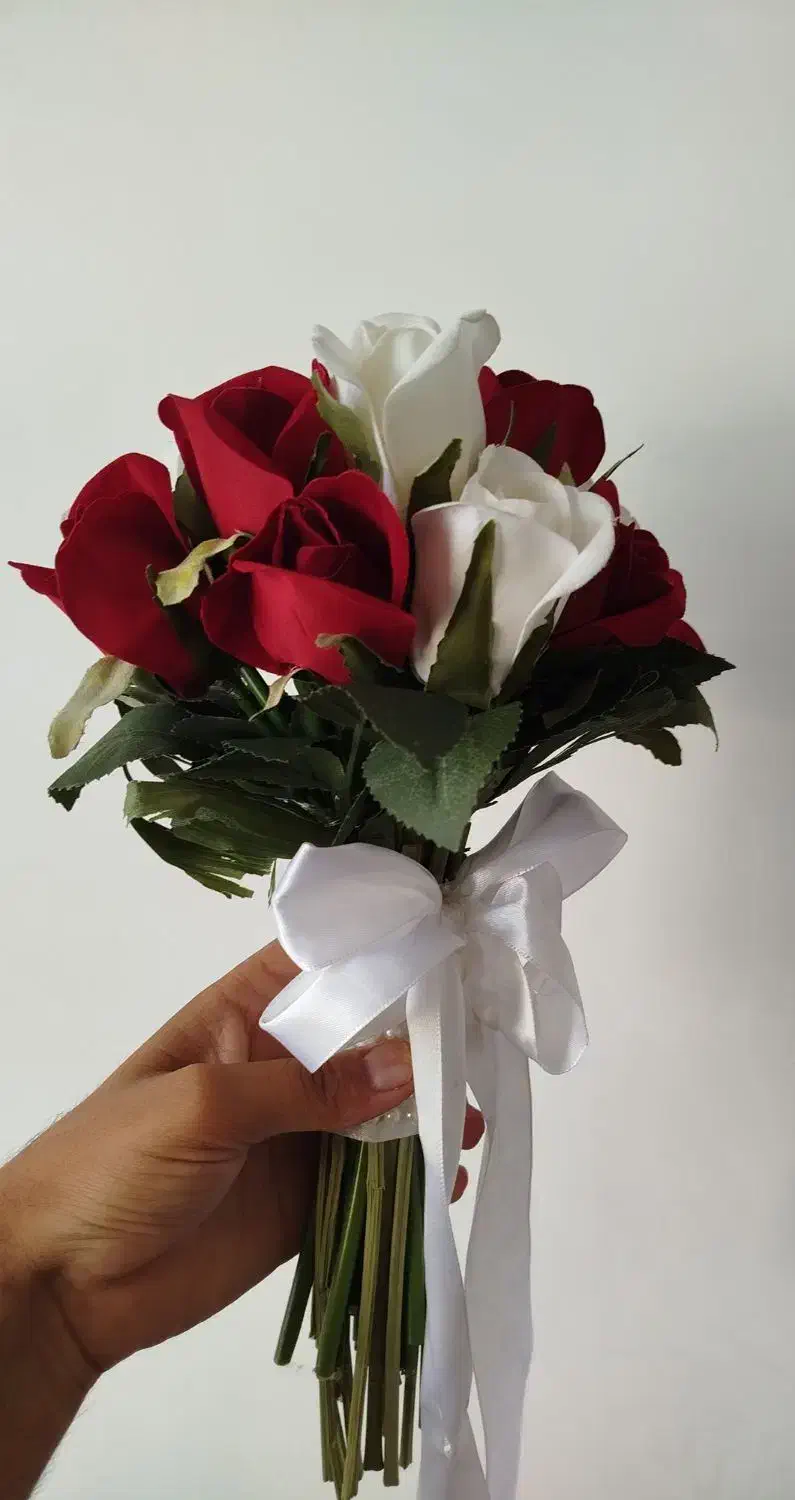 دسته گل عروسی نو نو هسته|گل مصنوعی|کرمان, |دیوار
