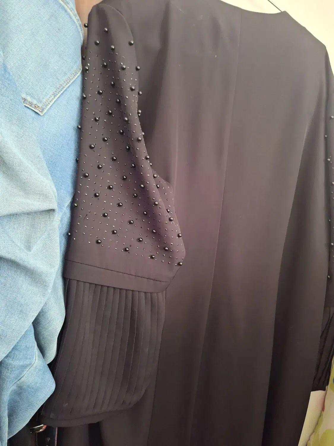 مانتو شیک مجلسی کریپ مشکی سایز بزرگ|لباس|مراغه, |دیوار