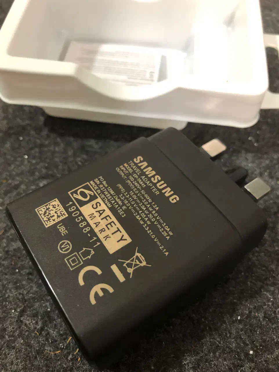 شارژر 45 وات اصلی سامسونگ|لوازم جانبی موبایل و تبلت|شیراز, چنچنه|دیوار