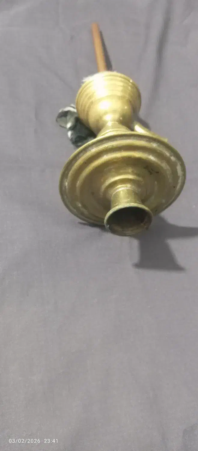 قلیان برنجی|کلکسیون اشیاء عتیقه|قوچان, |دیوار