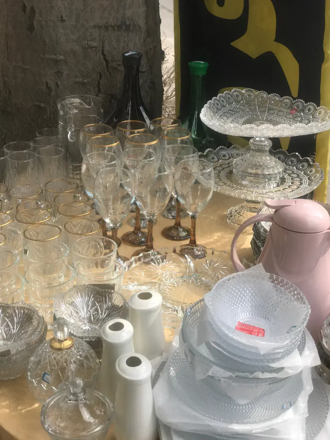 بلور ایجات|ظروف سرو و پذیرایی|بجنورد, |دیوار