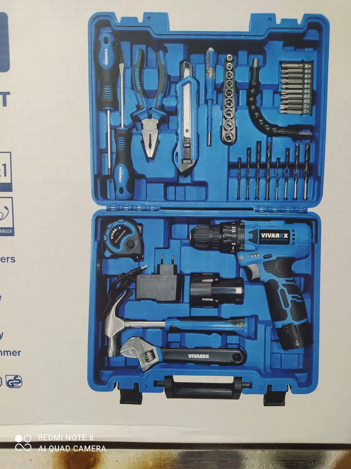 کیت دریل شارژی 12ولت دو باطری 40پارچه|ابزارآلات|فریدونشهر, |دیوار