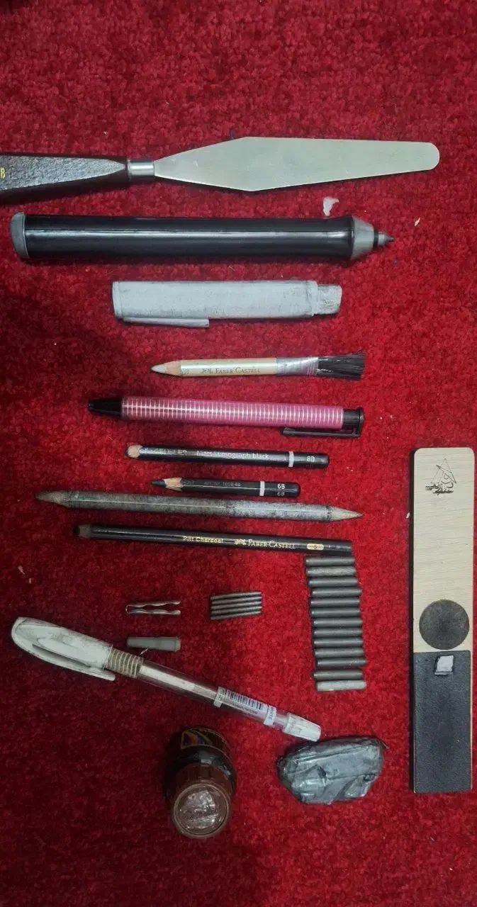 وسایل سیاه قلم|لوازم التحریر|قم, قلعه کامکار|دیوار