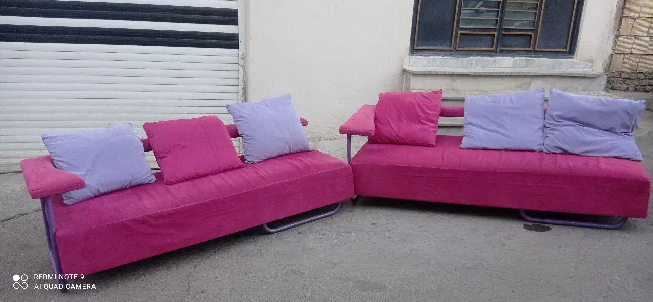 مبل ۶نفره فلزی پارچه ترک|مبلمان خانگی و میز عسلی|سنندج, |دیوار