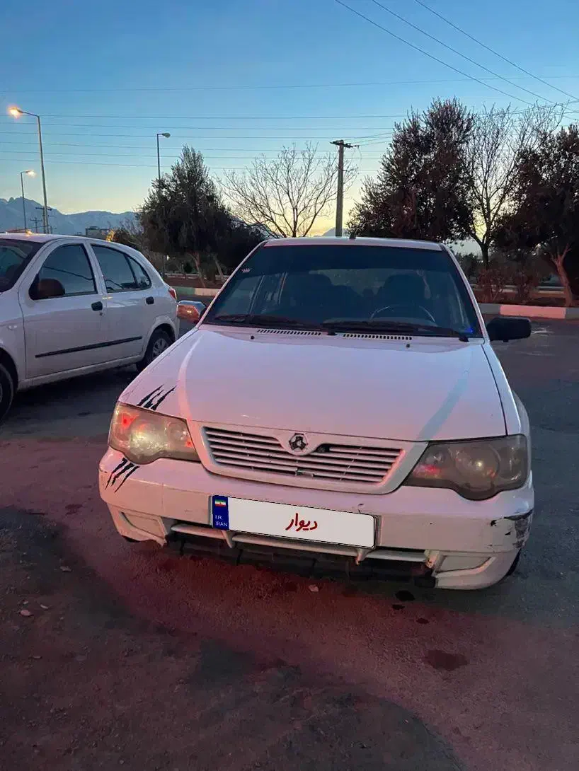 پراید ۱۱۱ سفید مدل ۹۷ تمیز خونگی|خودرو سواری و وانت|یزد, |دیوار