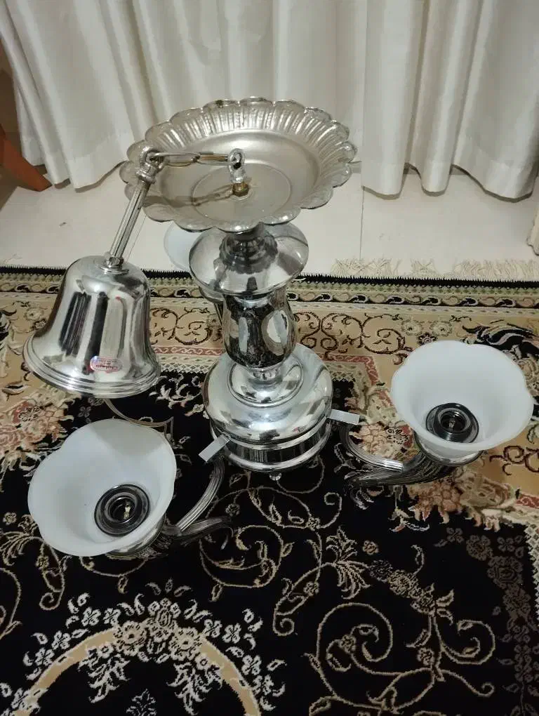 دو عدد لوستر استیل نو|لوستر و چراغ آویز|تهران, اباذر|دیوار