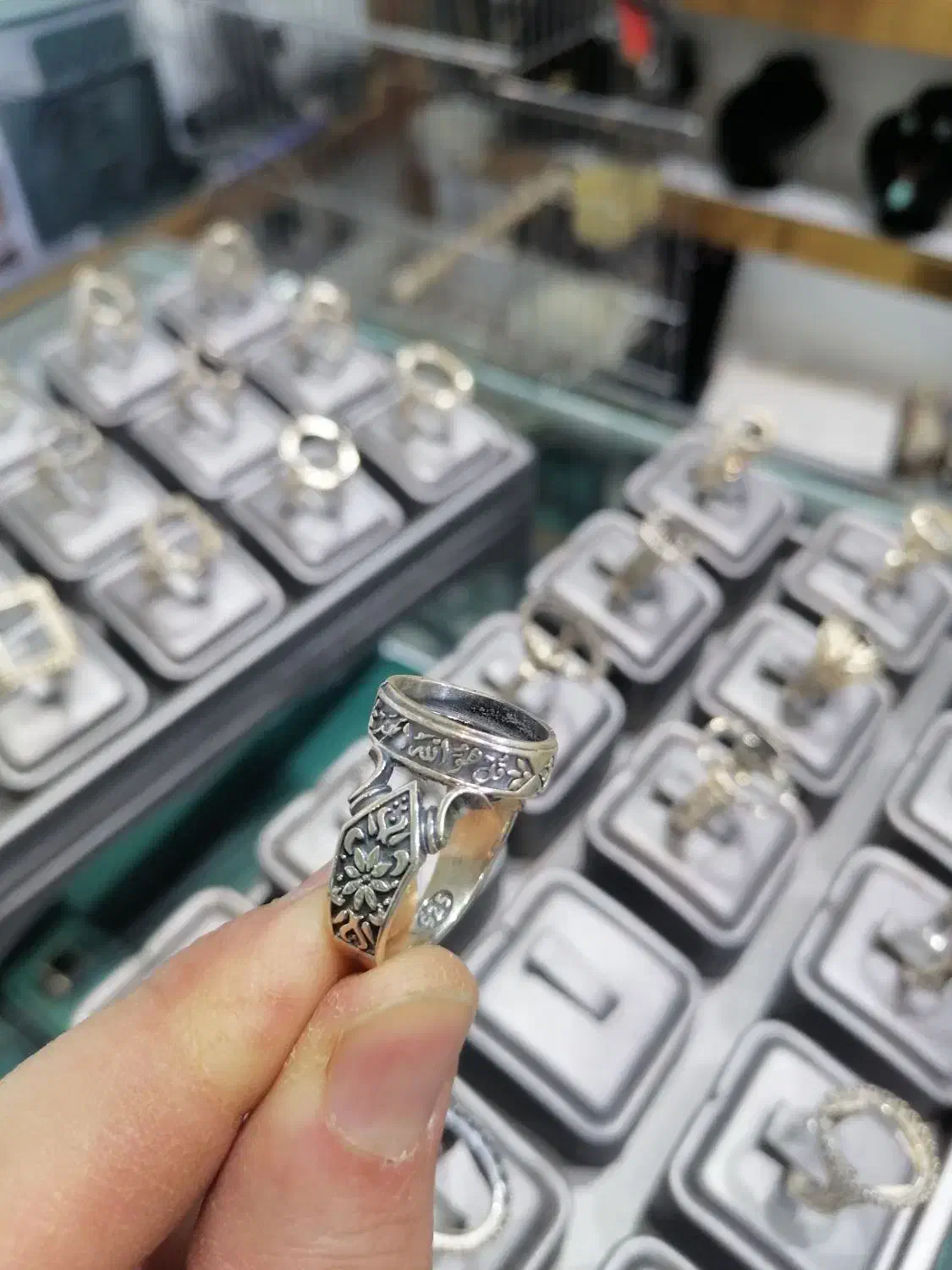 رکاب انگشتر نقره|جواهرات|یزد, |دیوار