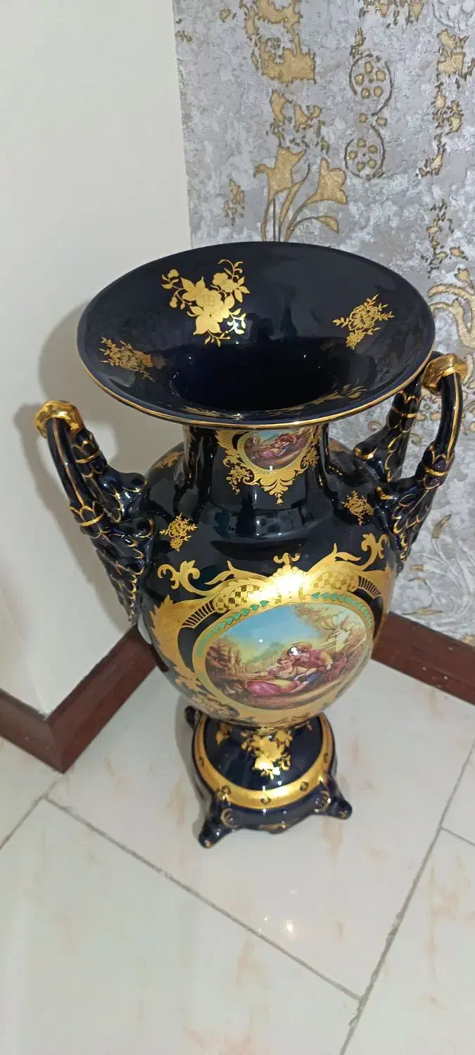گلدان کاپی 60 سانتی طلا کوب|صنایع دستی و سایر لوازم تزئینی|تهران, آهنگ|دیوار