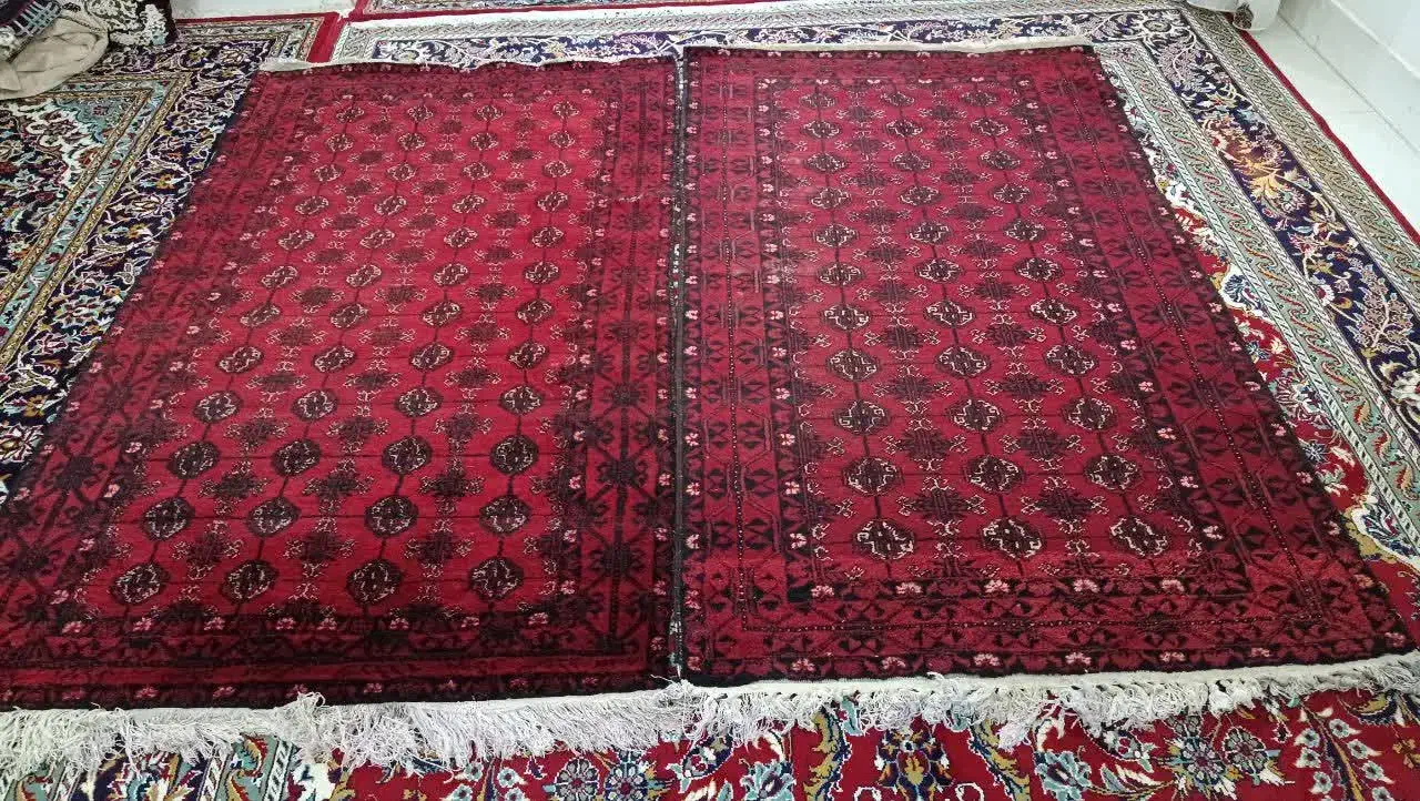فروش یک جفت فرش دستباف قدیمی|فرش|تربت جام, جامرود|دیوار