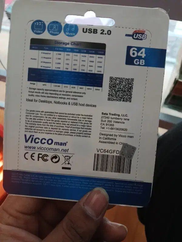 فلش Vicco Man 64GB|لوازم جانبی موبایل و تبلت|کرمانشاه, |دیوار