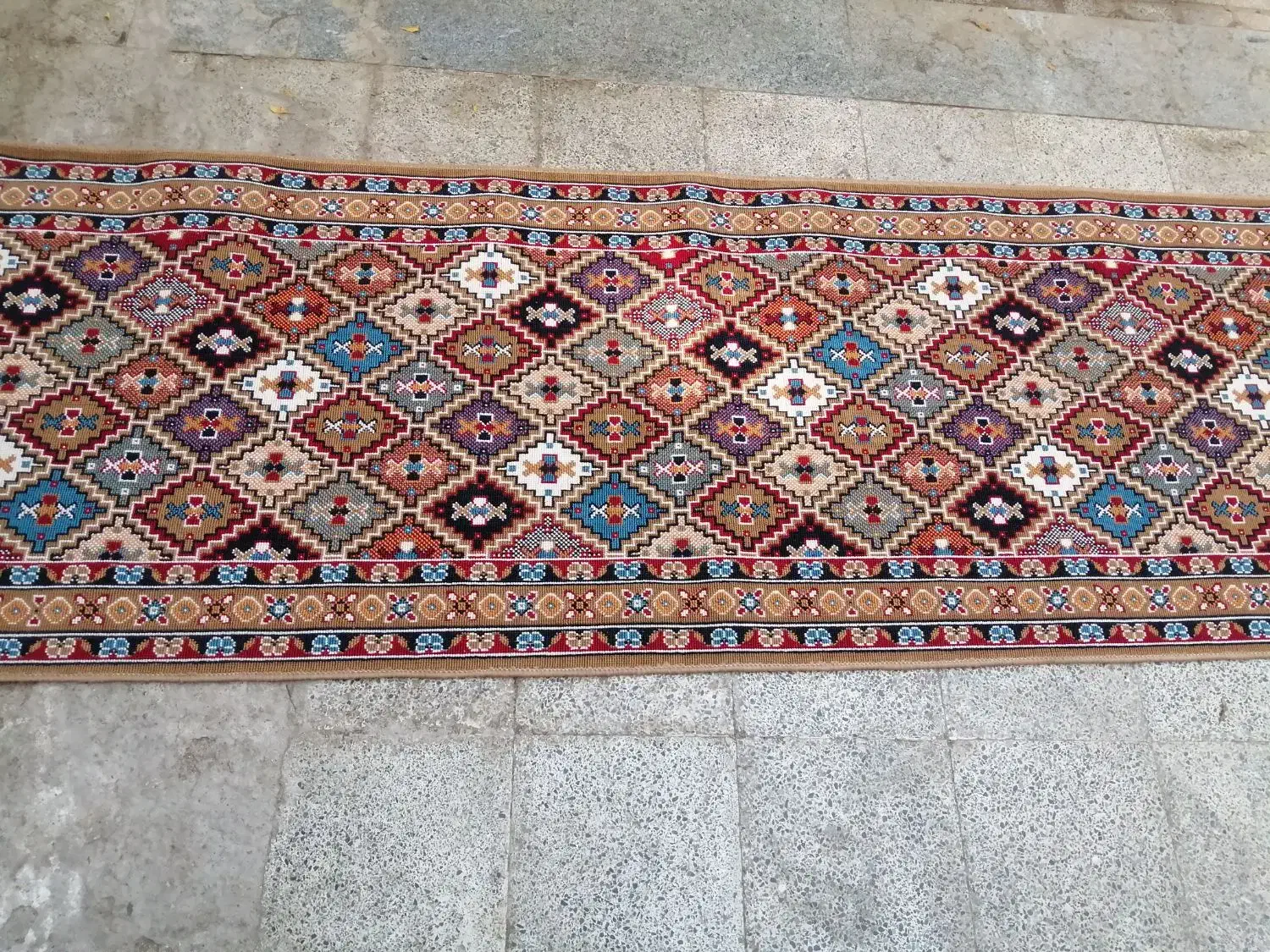 گلیم|گلیم، جاجیم، گبه|کرمان, |دیوار