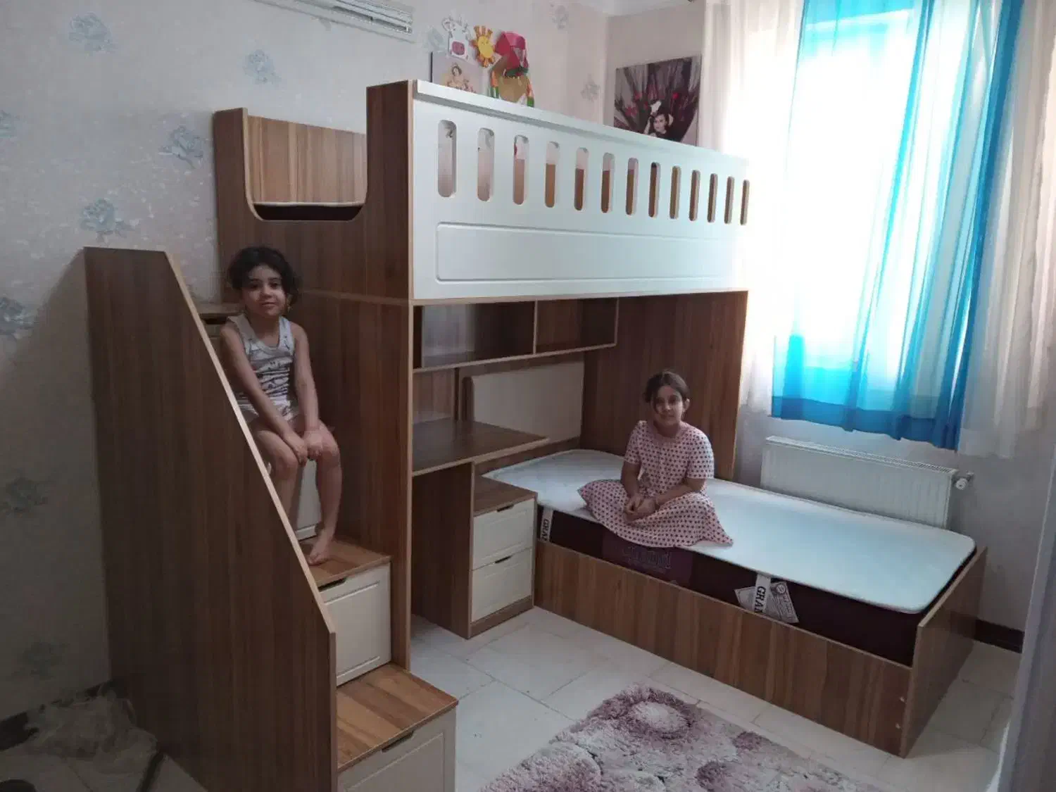 تولیدی تخت دوطبقه و ۳ سه طبقه مدل هلنا / یزد PUMA|تخت و سرویس خواب|یزد, |دیوار