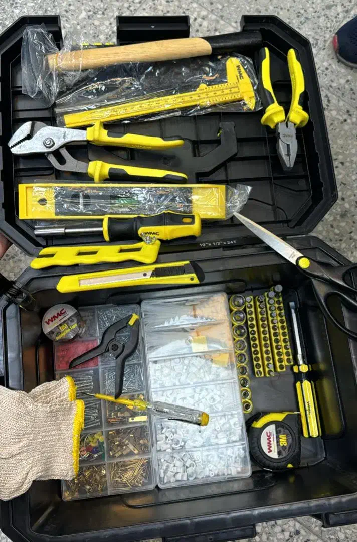 فروش پکیج صفرتا صد ابزار کامل فولاد کروم|ابزارآلات|شیراز, سیاه سنگ|دیوار