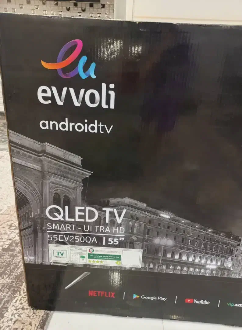 تلویزیونQLED هوشمند Evvoli مدل (55اینچ) کاملا نو|تلویزیون و پروژکتور|تهران, افسریه جنوبی|دیوار