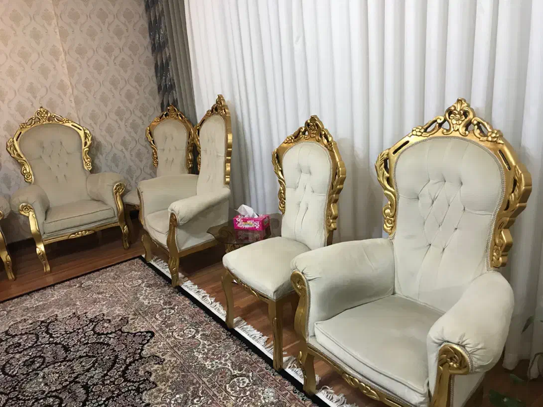 مبلمان سلطنتی ۹نفره|مبلمان خانگی و میز عسلی|قوچان, |دیوار