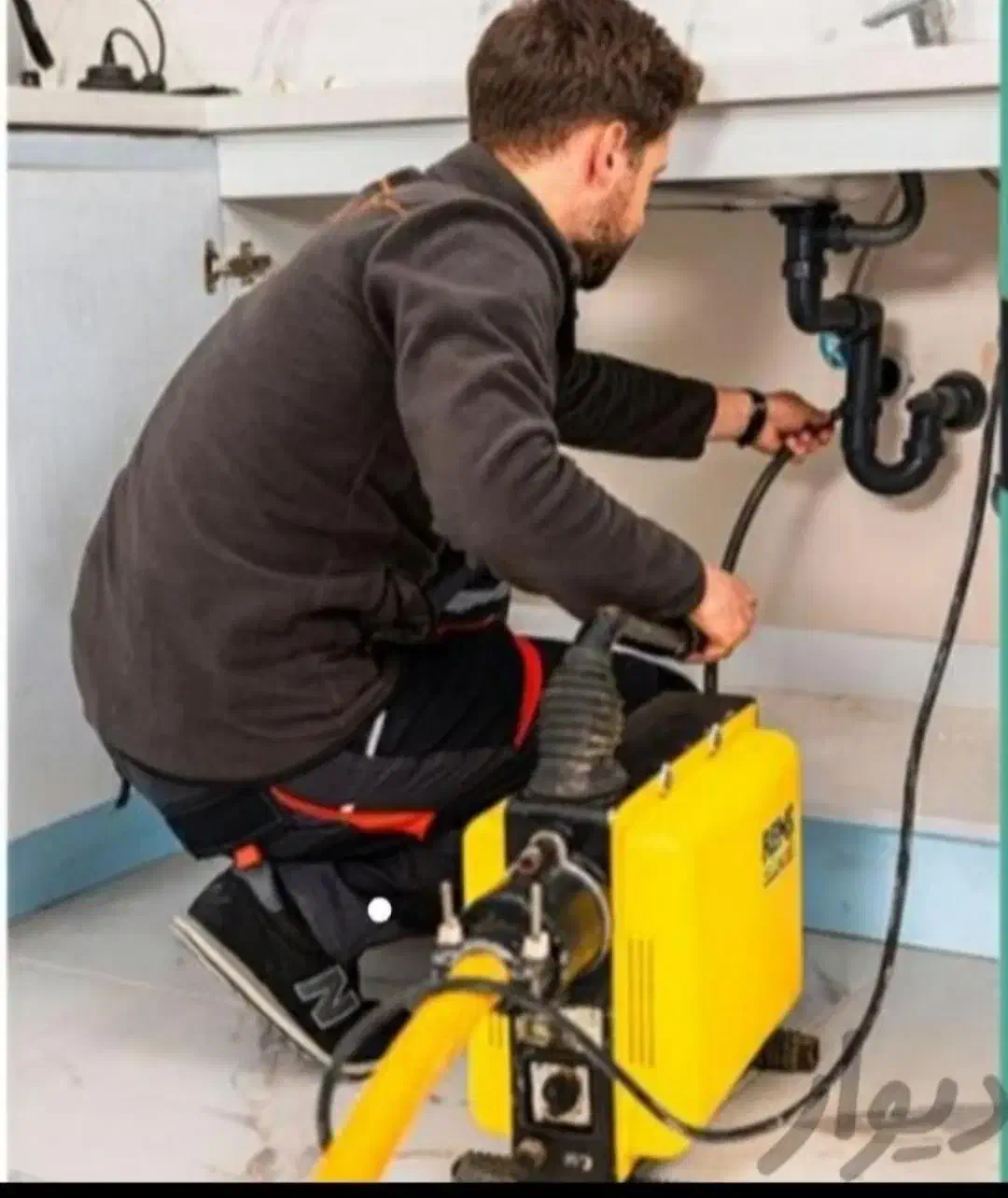 لوله بازکنی با فنر برقی کازرون((تخلیه چاه فاضلاب))|خدمات پیشه و مهارت|کازرون, |دیوار