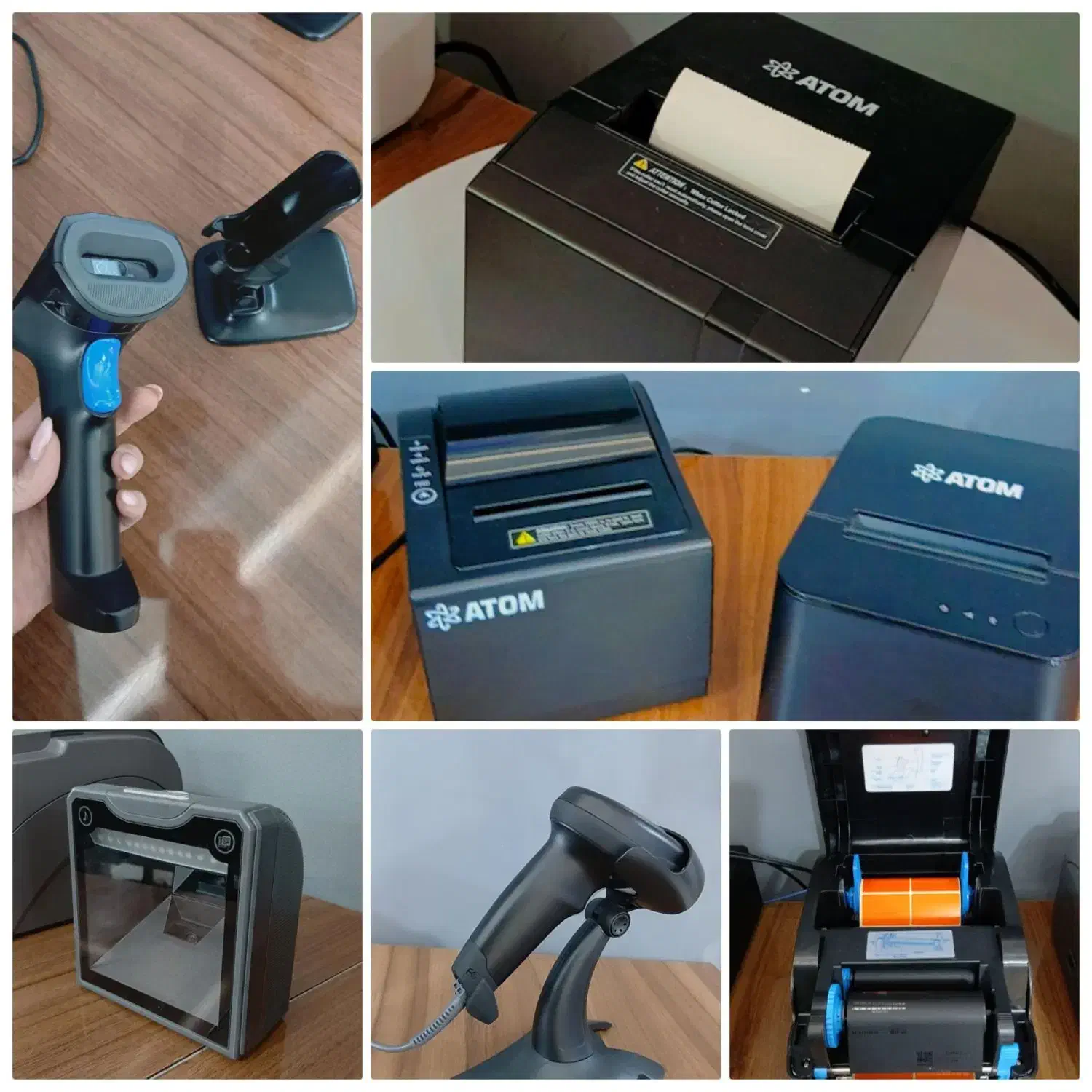 دستگاه های مبتنی بر بارکد برند اتم|پرینتر، اسکنر، کپی، فکس|تبریز, |دیوار