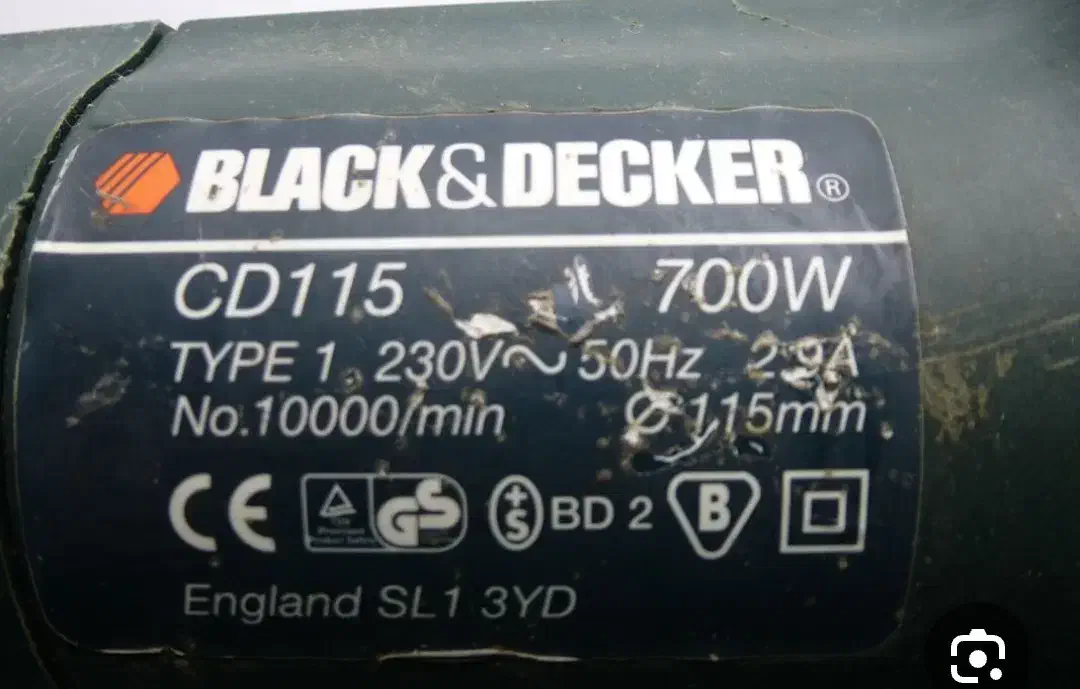 مینی فرز بلک آند دکر اصلی انگلیس|ابزارآلات|تهران, باغ فیض|دیوار