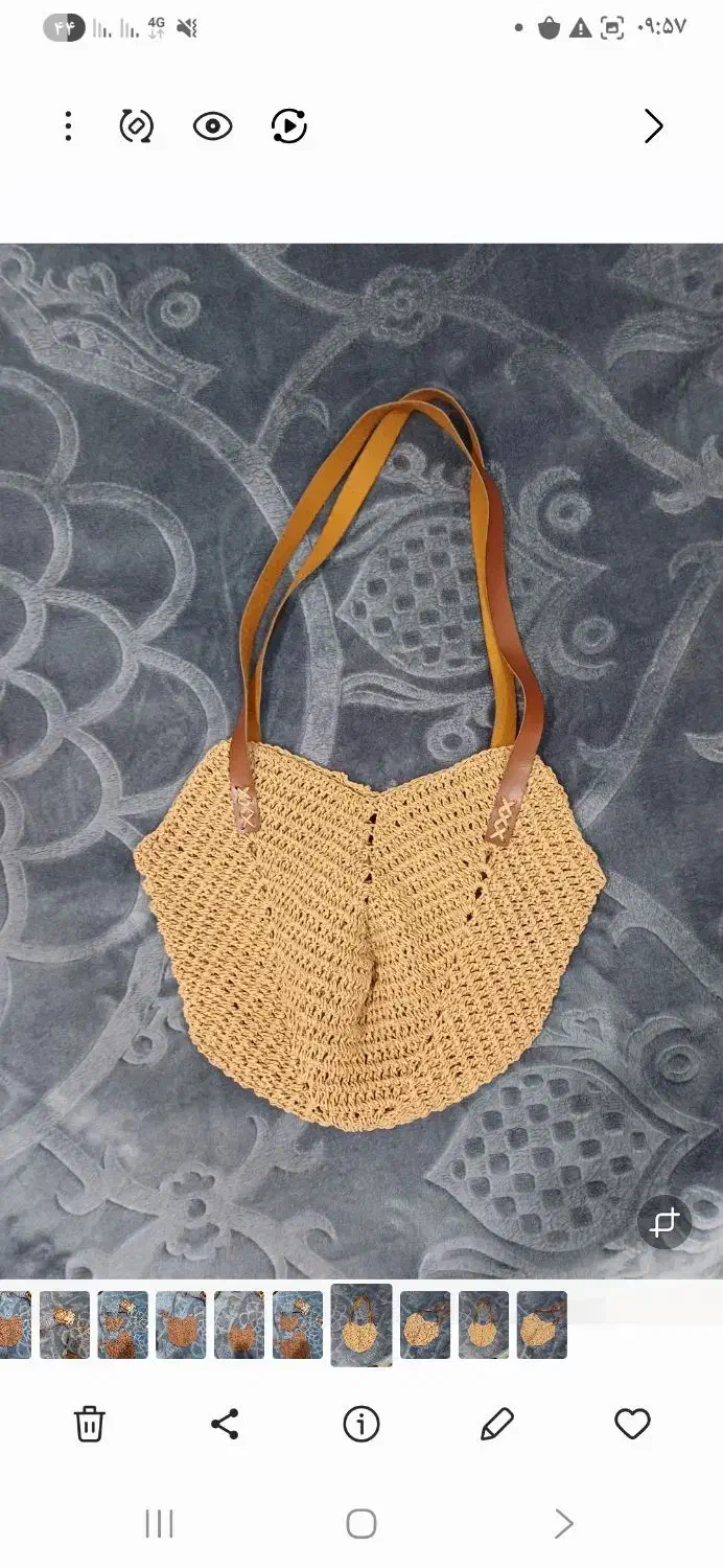 کیف رافیا|صنایع دستی و سایر لوازم تزئینی|نظرآباد, نظرآباد|دیوار