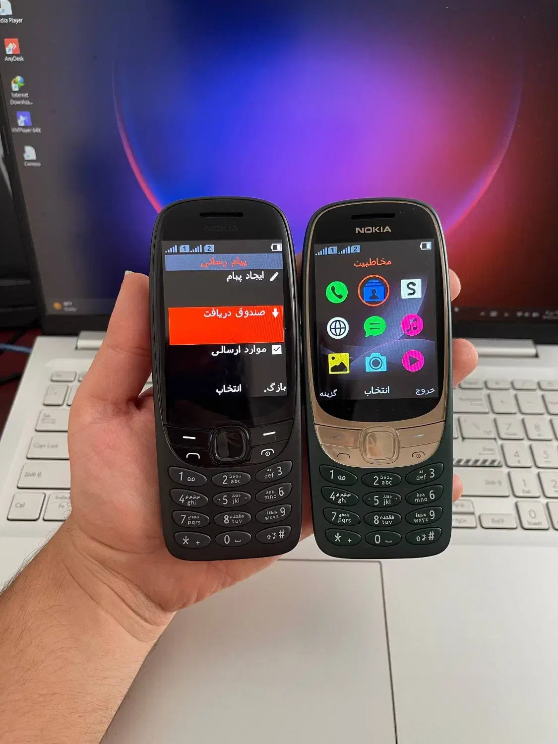 نوکیا 6310 صفحه بزرگ دکمه درشت رم خور دوربین آکبند|موبایل|کرج, گلشهر|دیوار