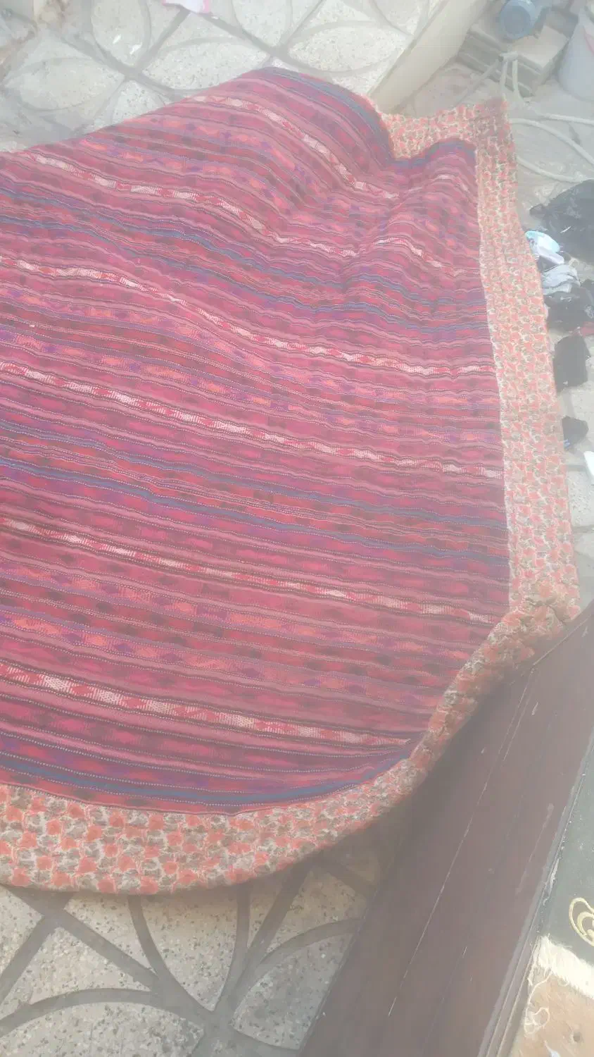 فوری لحاف کورسی قدیمی پارچه رویه ابریشمی کاملاسالم|رختخواب، بالش، پتو|قرچک, داوود آباد|دیوار