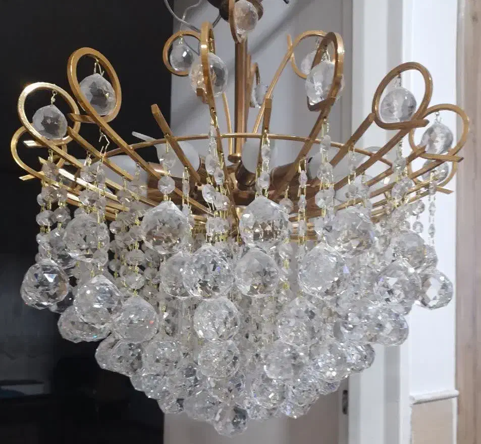 لوستر کریستالی قطر۵۲|لوستر و چراغ آویز|قم, بنیاد|دیوار