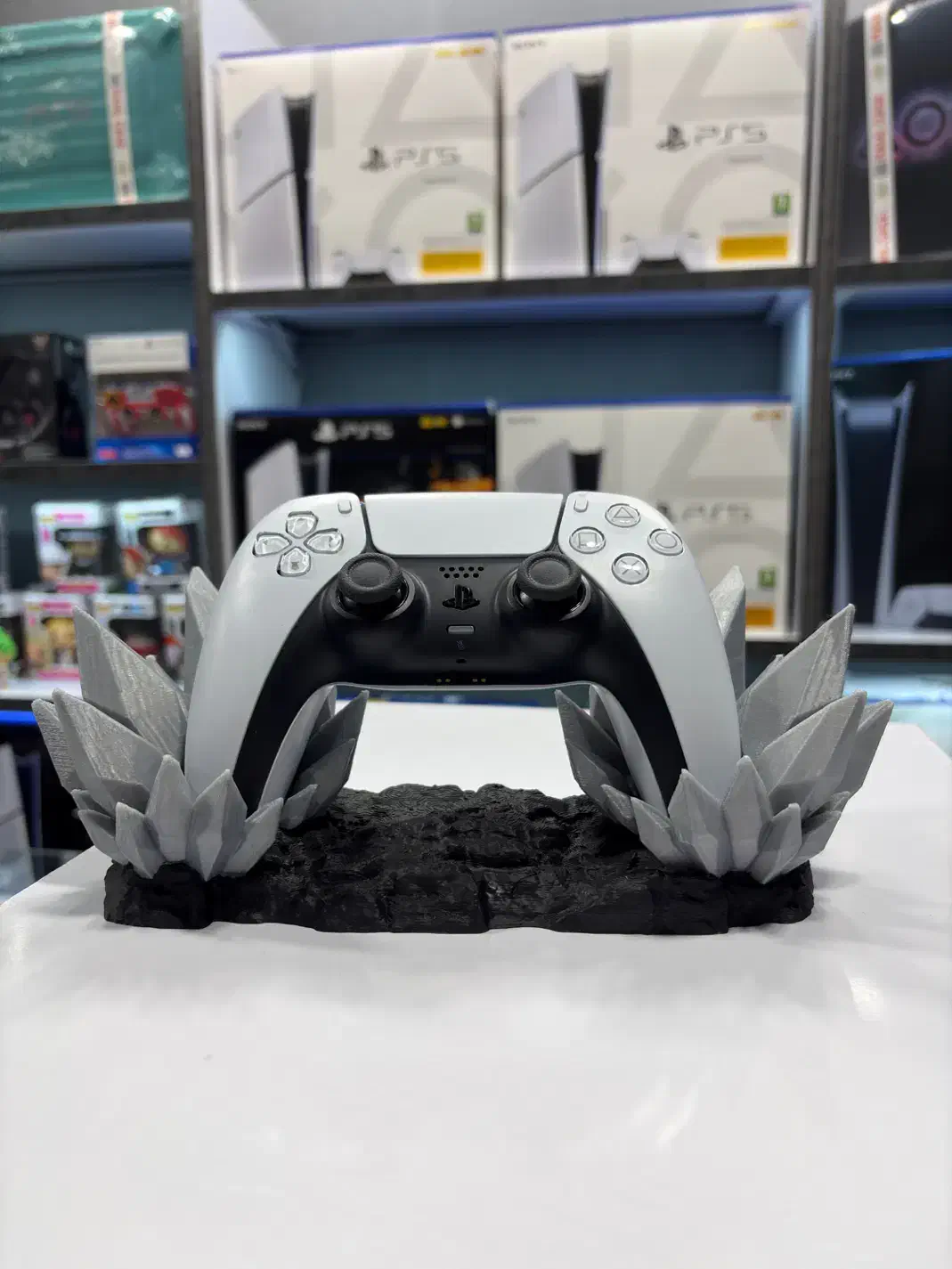 دسته PS5 رنگ سفید|کنسول، بازی ویدئویی و آنلاین|رشت, لاکانی|دیوار