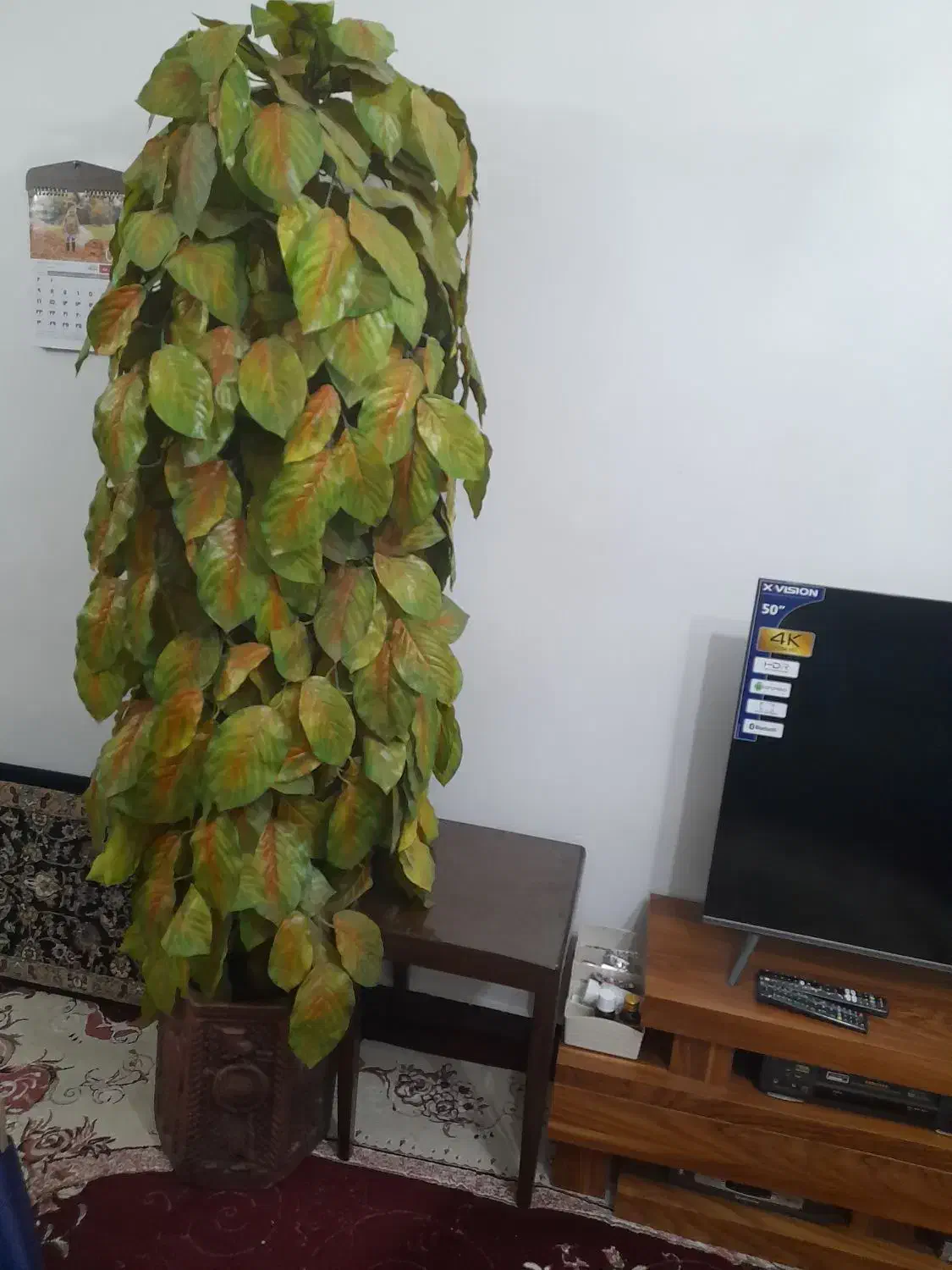 درخت مصنوعی با گلدون|گل مصنوعی|شیراز, بریجستون|دیوار