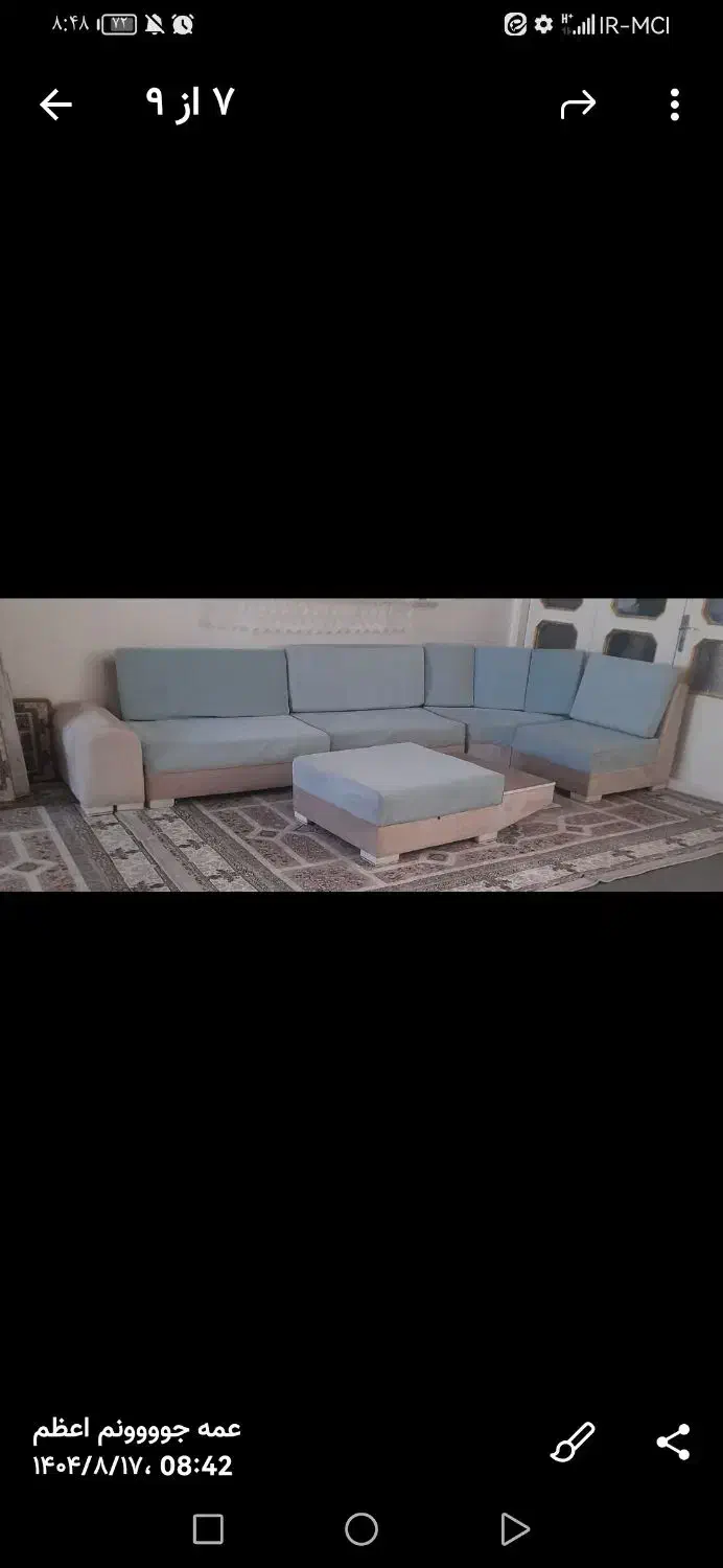 مبل راحتی تمیزدرحدنویک عددفرش یک عددتخت|مبلمان خانگی و میز عسلی|اصفهان, فرودگاه شهید بهشتی|دیوار