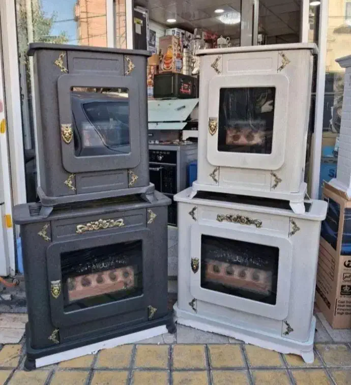 بخاری گازی، شومینه سفال دار مدل M20|بخاری، هیتر، شومینه|رشت, رشتیان|دیوار