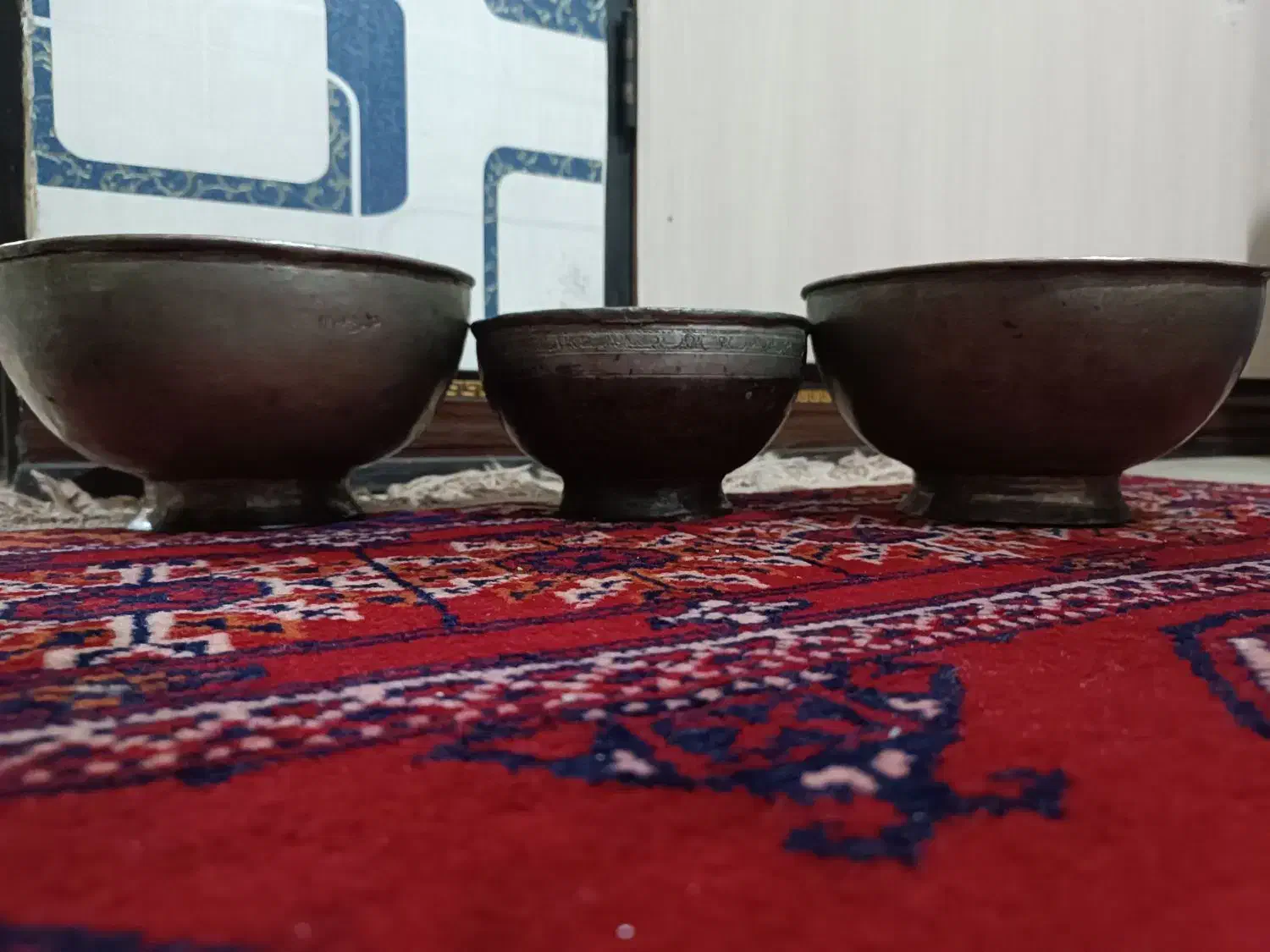 کاسه کعبدار مسی عتیقه قدیمی|کلکسیون اشیاء عتیقه|زاهدان, |دیوار