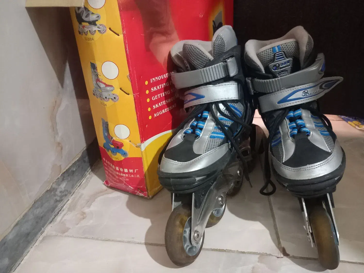 اسکیت Dameisi در حد نو|دوچرخه، اسکیت، اسکوتر|شهریار, رزکان|دیوار