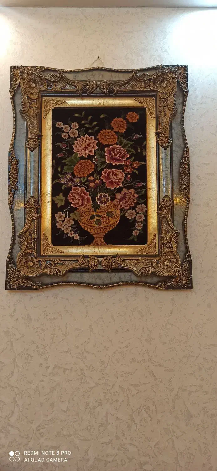 تابلو فرش گل|تابلو فرش|تبریز, |دیوار