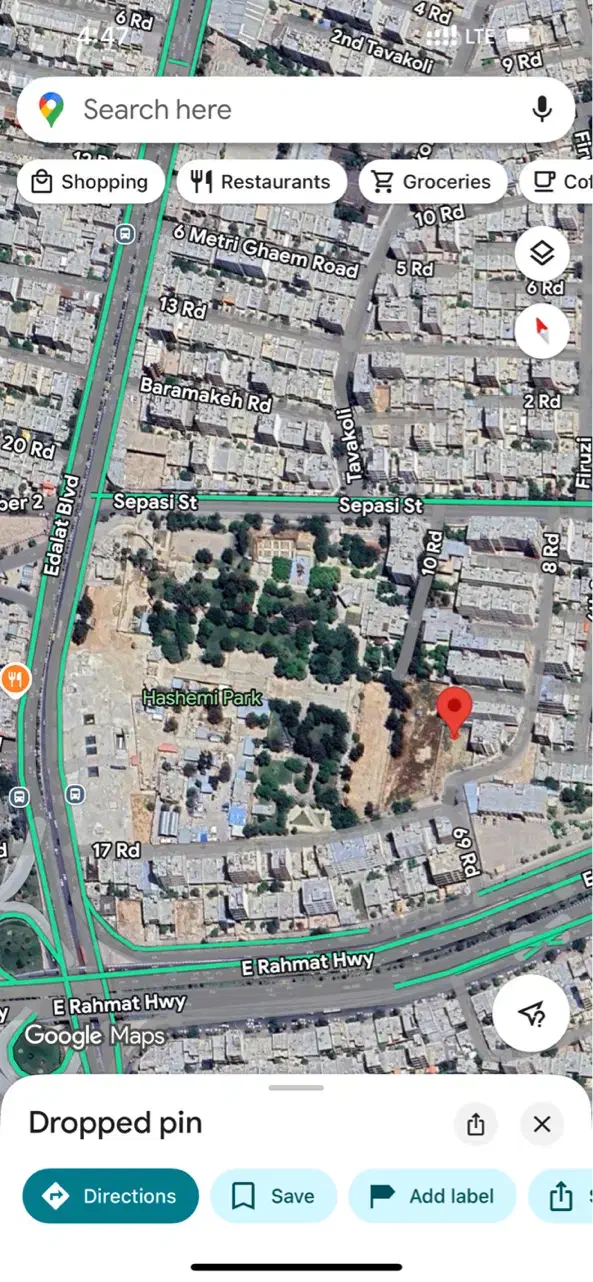 فروش ۷۰۰متر زمین مسکونی در بولوار رحمت عدالت سپاسی|فروش زمین و ملک کلنگی|شیراز, لاله|دیوار