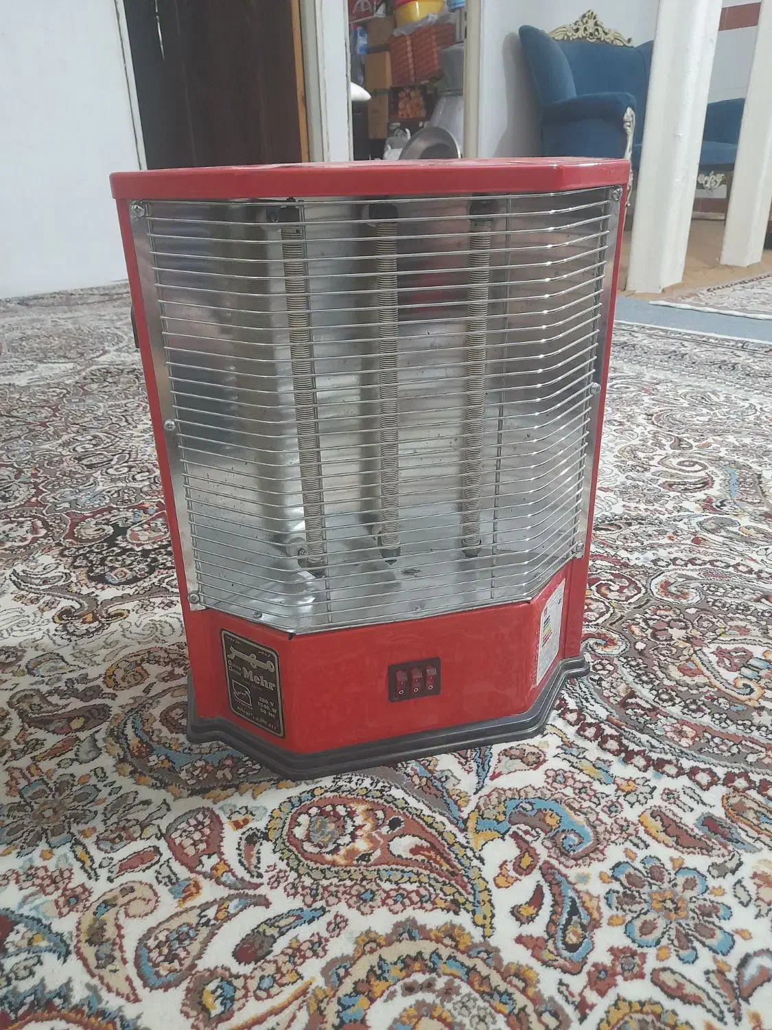 بخاری برقی درحد نو دوبار استفاده شده|بخاری، هیتر، شومینه|هشتگرد, هشتگرد قدیم|دیوار