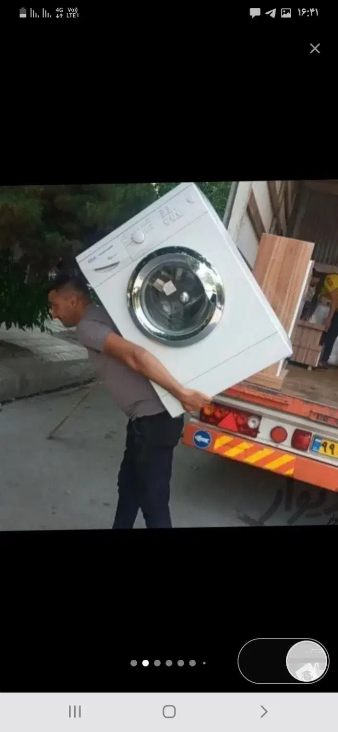 وانت بار حمل اثاثیه منزل همراه کارگر اسباب کشی|خدمات حمل و نقل|اهواز, زیتون کارمندی|دیوار