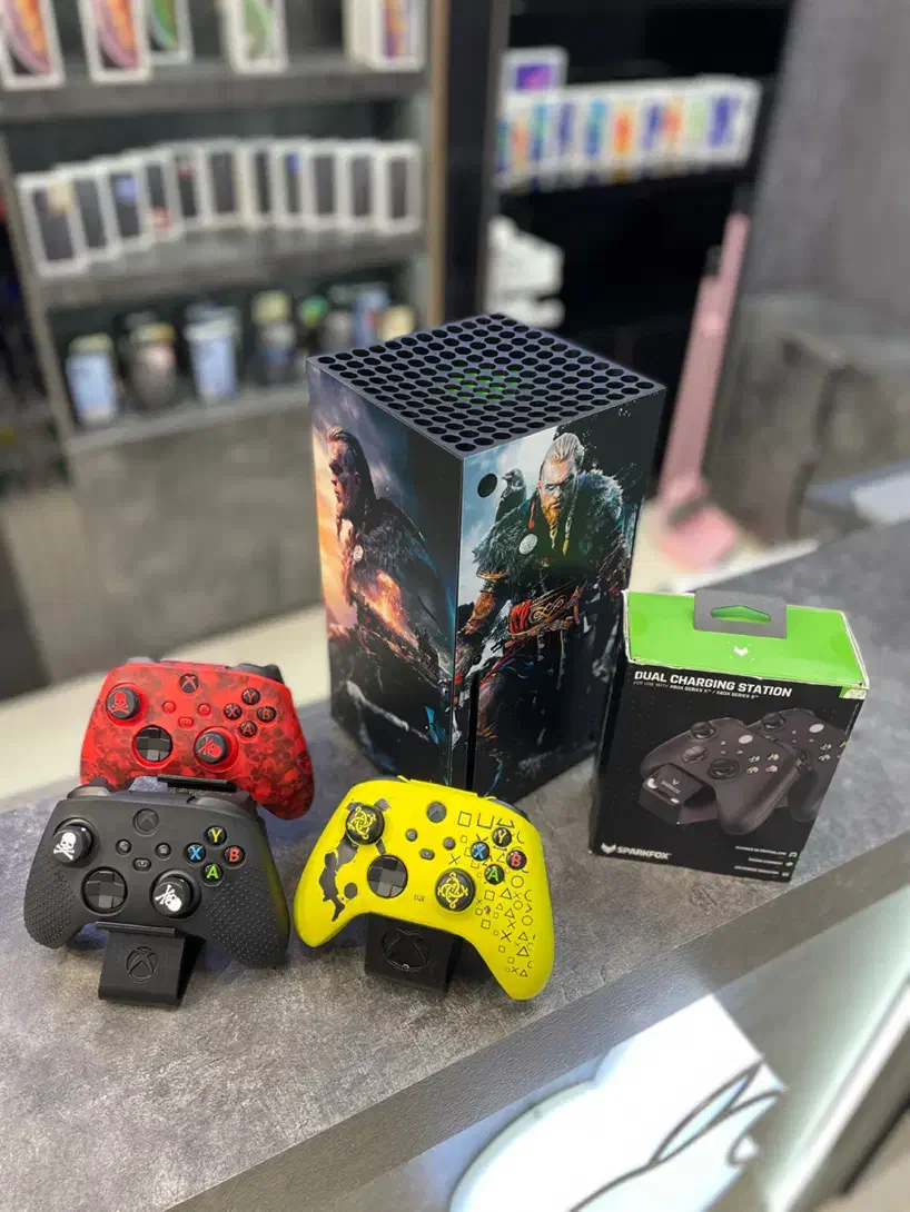 xbox seri x بخرویه دسته اضافه وشارژ دسته اشانتیون|کنسول، بازی ویدئویی و آنلاین|اصفهان, مفتح|دیوار