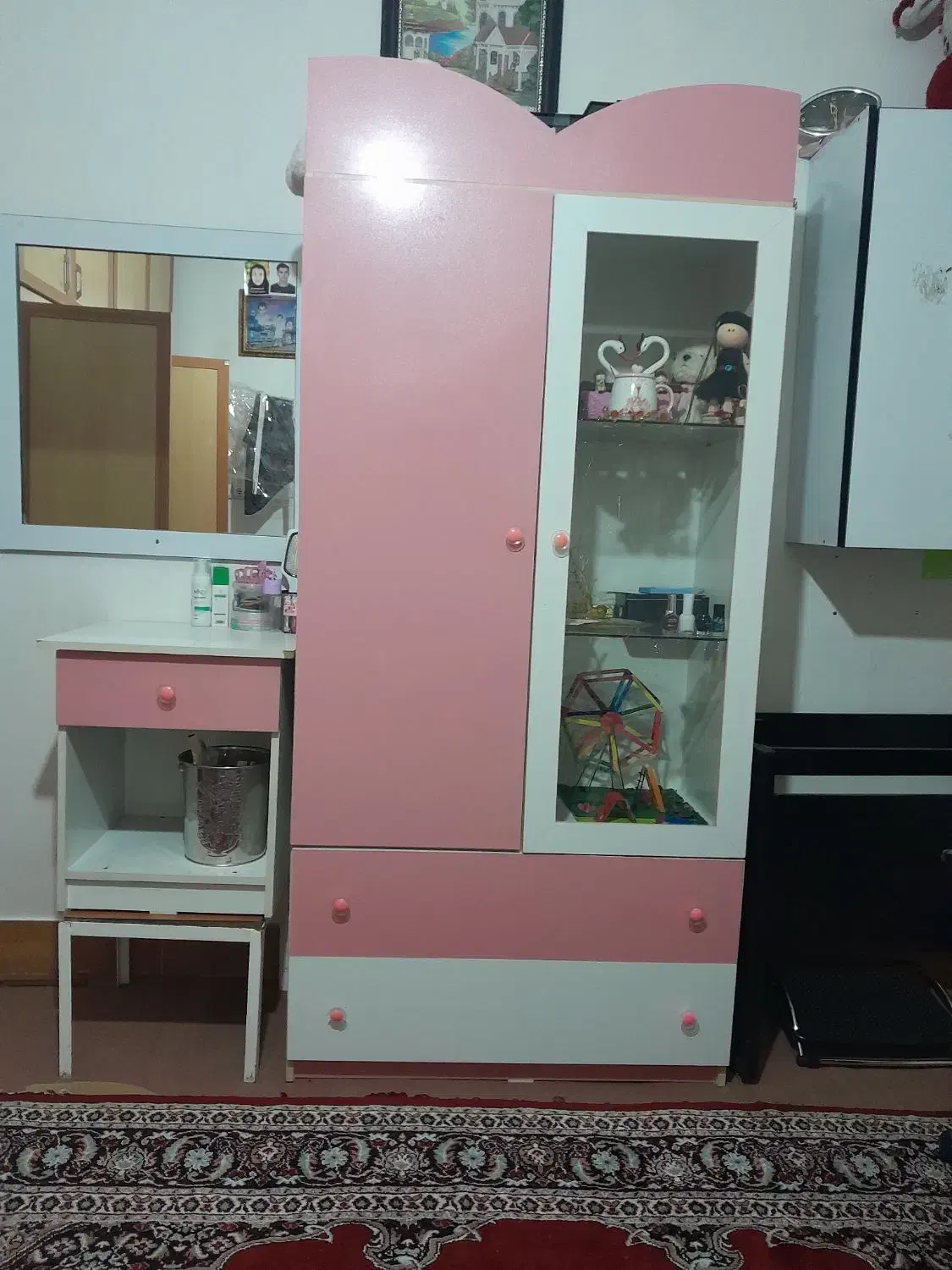 کمد لباس دخترانه|جاکفشی، کمد، دراور|میاندوآب, |دیوار