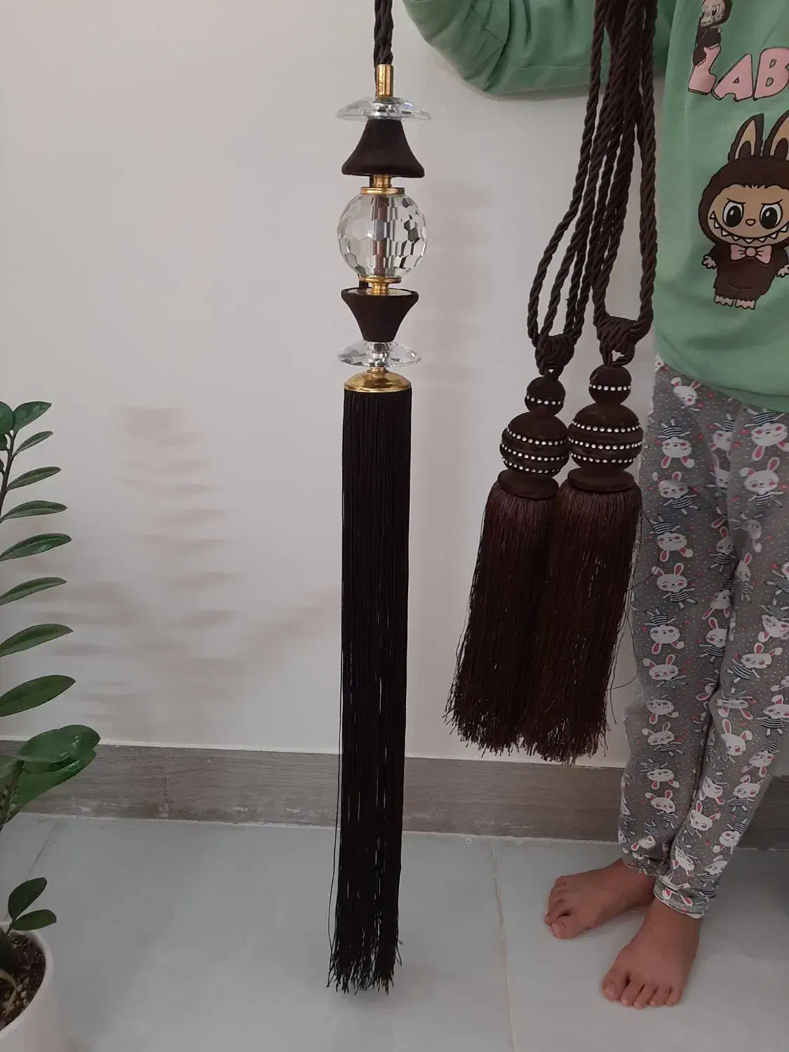 جمع کن پرده و اویز الماسی پرده|پرده، رانر، رومیزی|شاهرود, |دیوار