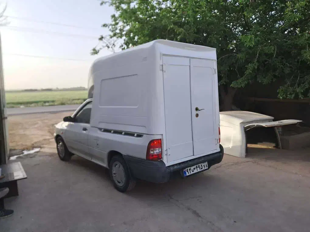 کابین پراید اتاق فایبرگلاس مسقف وانت باربند سبک|قطعات یدکی و لوازم جانبی|ری, علایین|دیوار