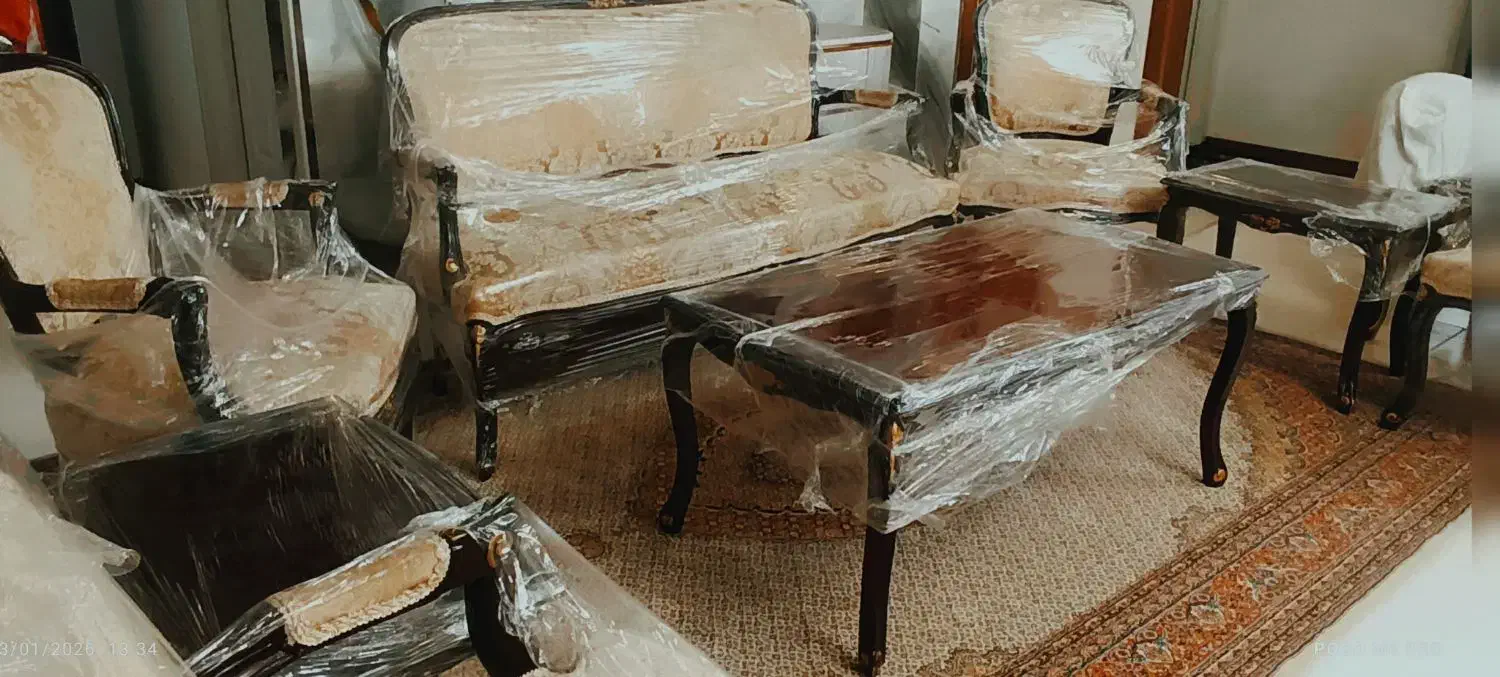 مبل استیل 7نفره آنتیک ایتالیایی|مبلمان خانگی و میز عسلی|تهران, ولنجک|دیوار