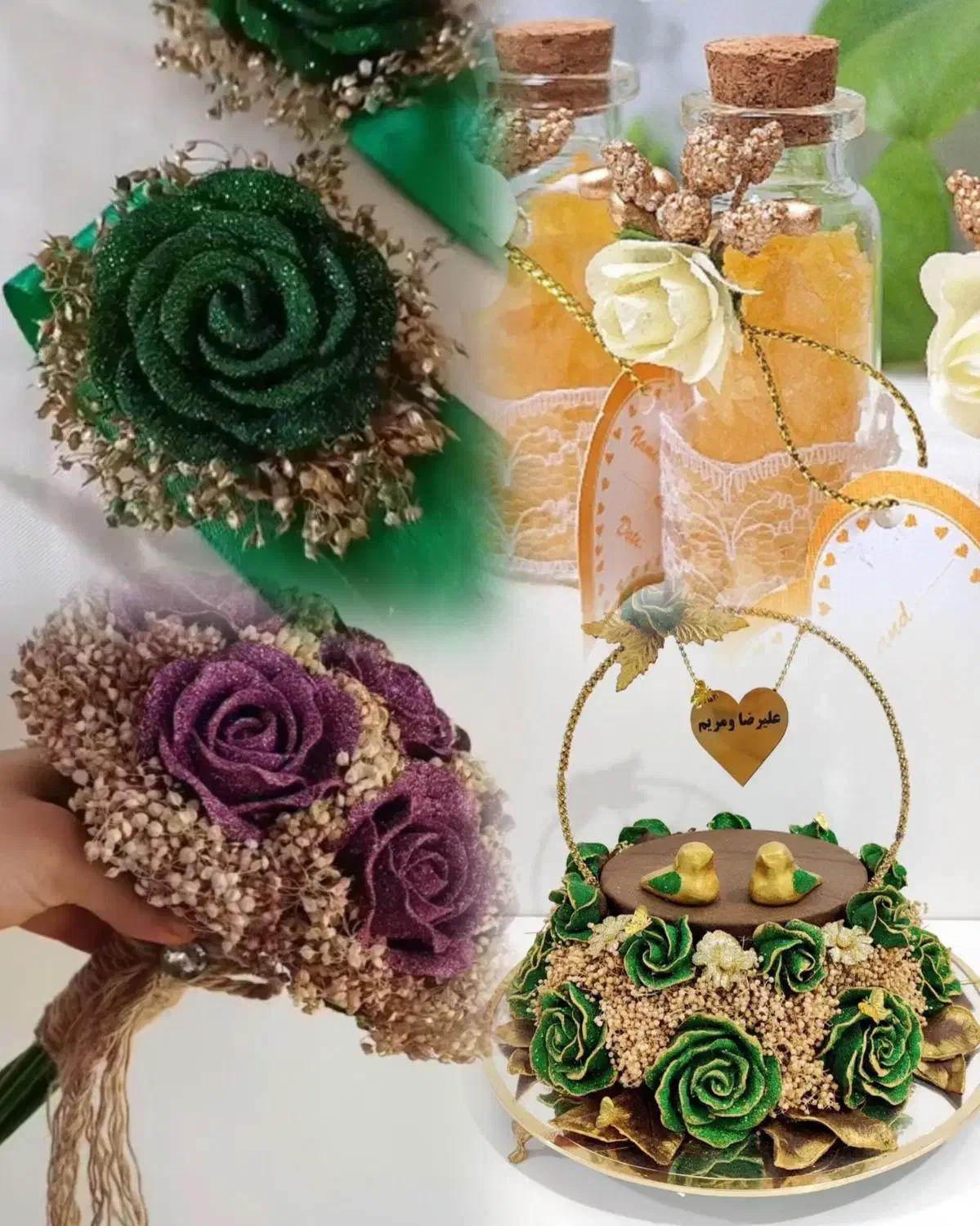 گیفت. سینی حنا.دستبند.کیک حنا.|صنایع دستی و سایر لوازم تزئینی|خاش, |دیوار