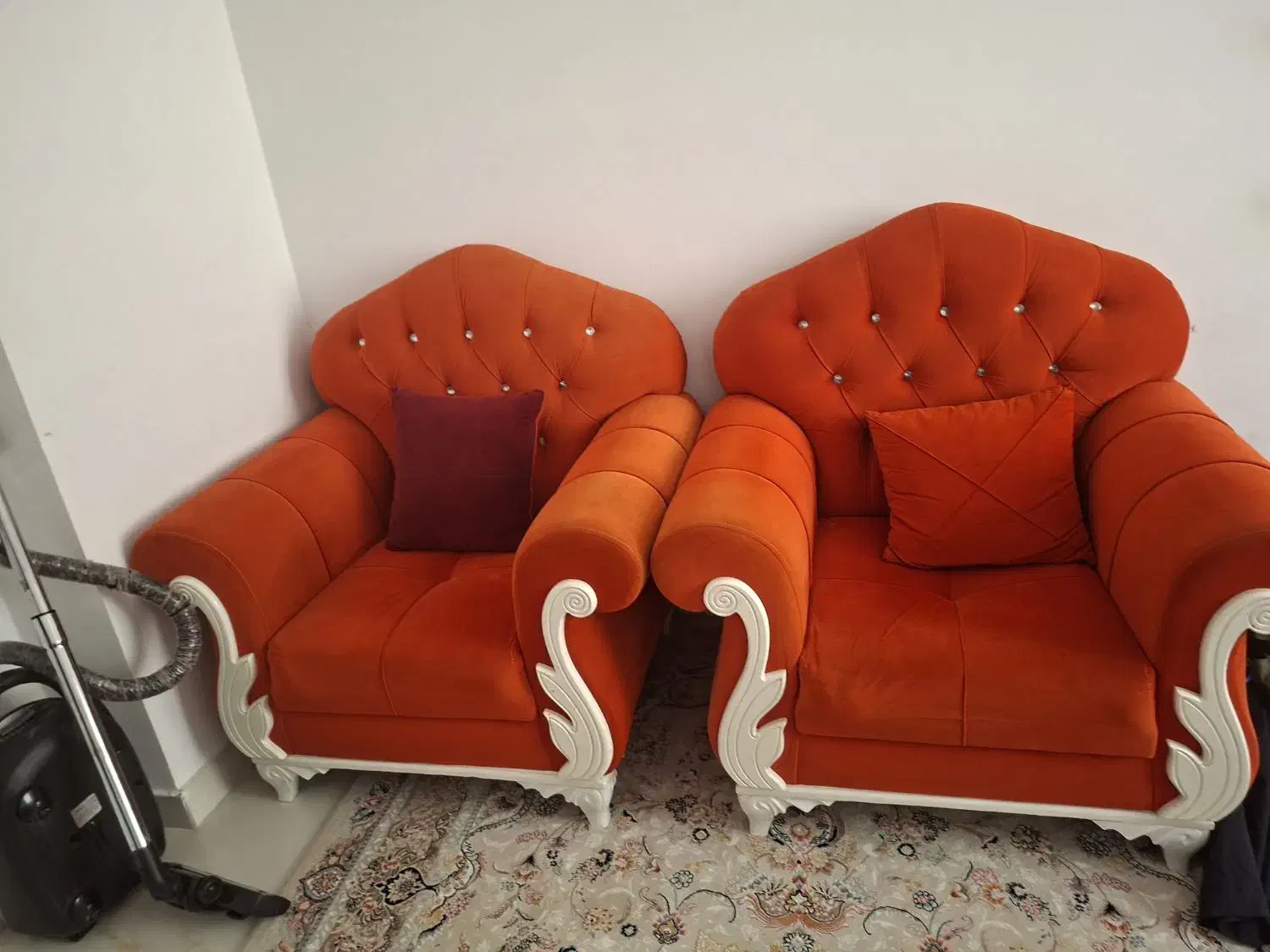 ی دست نهار خوری چ ۴ نفره و دو عدد مبل با عسلی|مبلمان خانگی و میز عسلی|سنندج, |دیوار