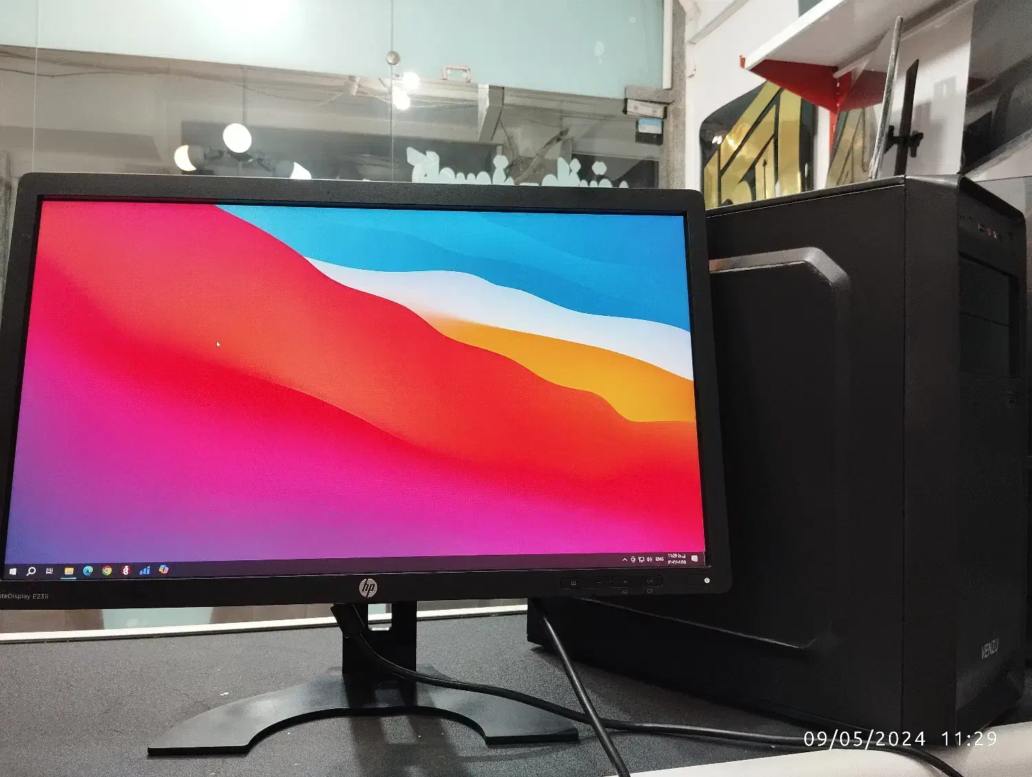 کیس اداری و خانگی نسل 5 با مانیتور 22 اینچ|رایانه رومیزی|گرگان, |دیوار