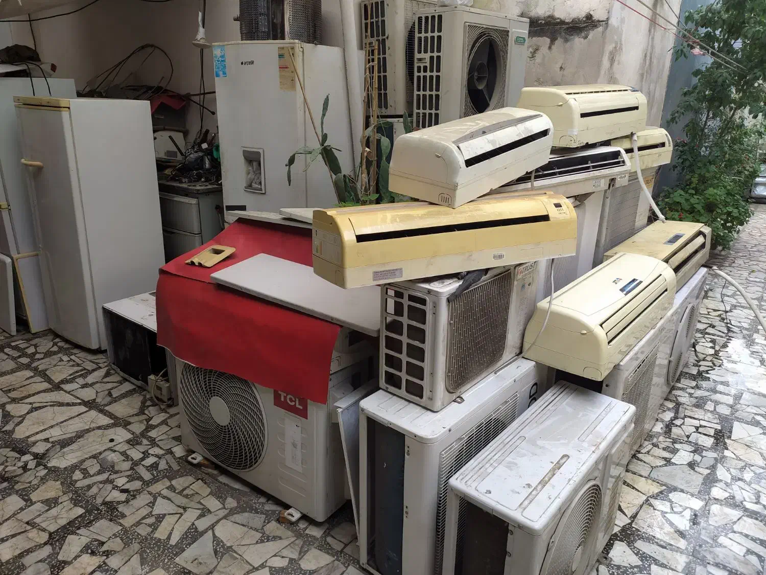 جهت فروش کولر سوخته و خراب تماس بگیرید|کولر گازی و فنکوئل|رشت, بازار|دیوار