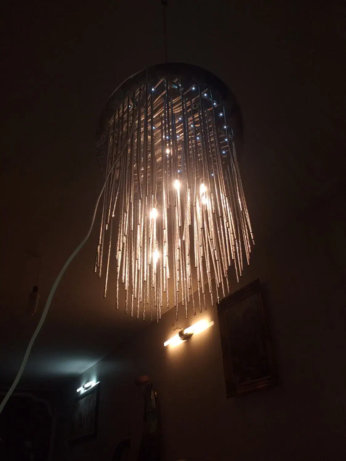 لوستر استیل|لوستر و چراغ آویز|اراک, |دیوار